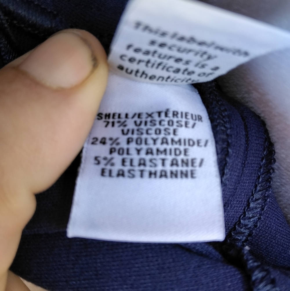 Diane Von Furstenberg Serafina Navy Blue Ruffle Hem A Line Dress Size 4 - Picture 10 of 11